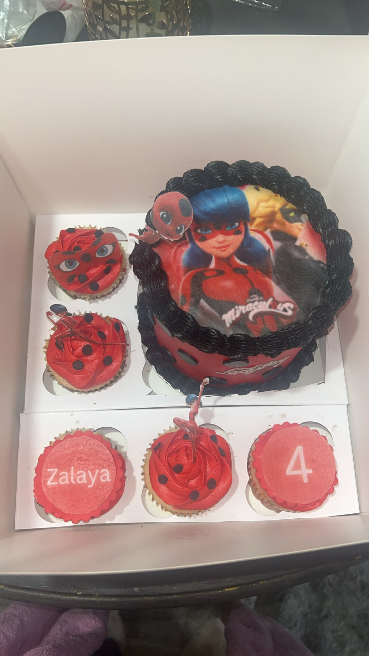 Bento box 5 cupcakes