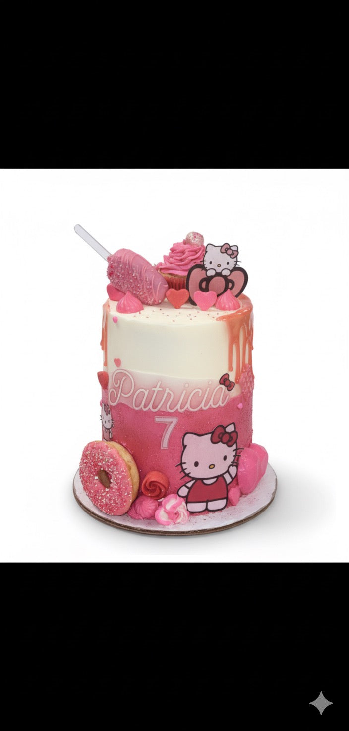 Complex Custom Girls Cake