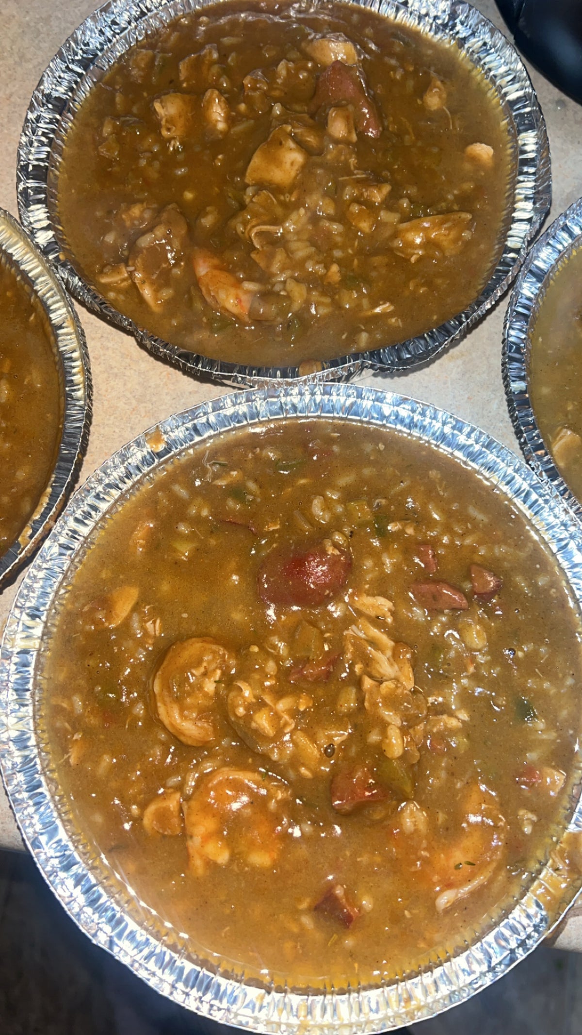 Gumbo pot pie