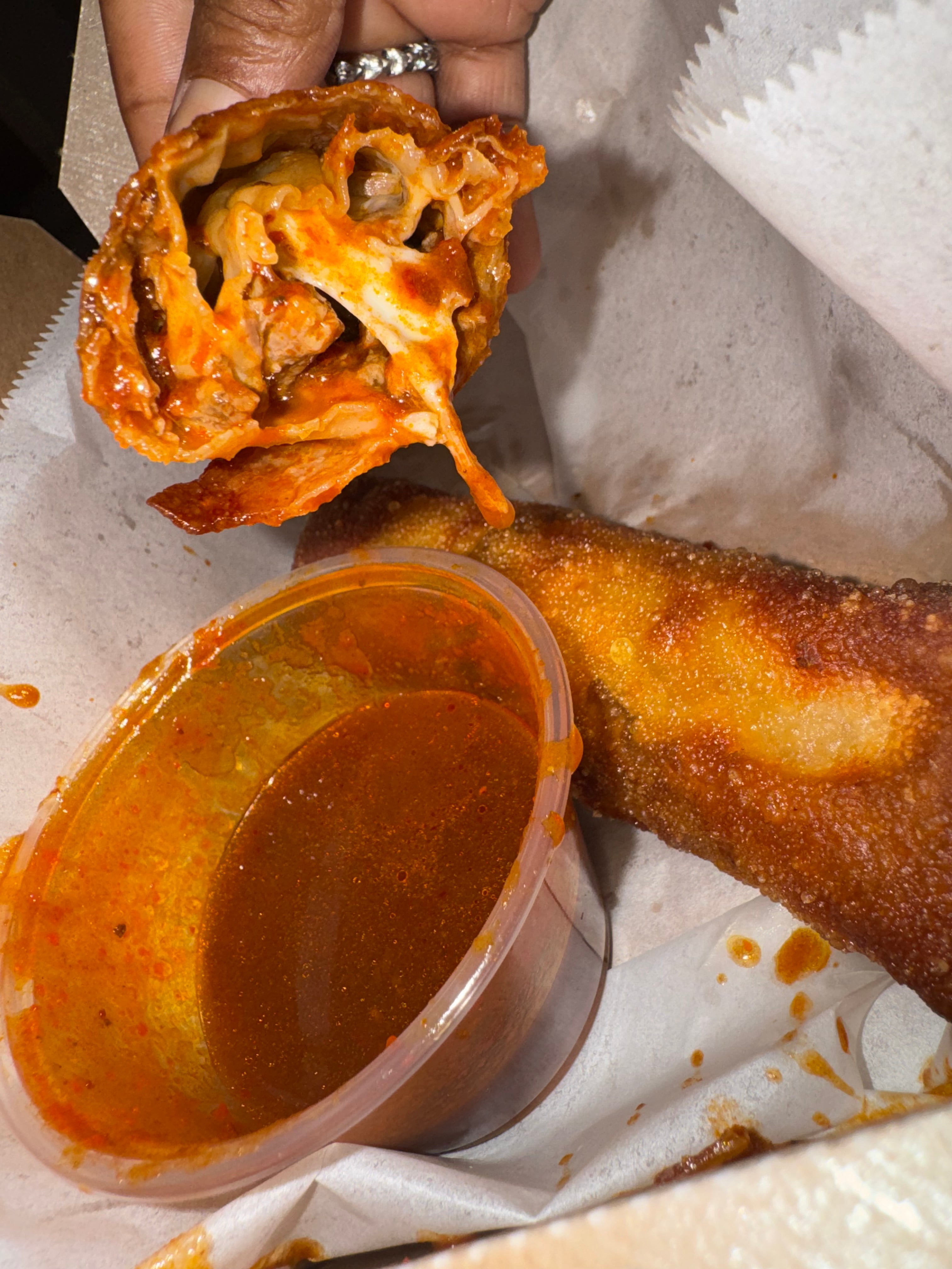 Birria Egg Rolls