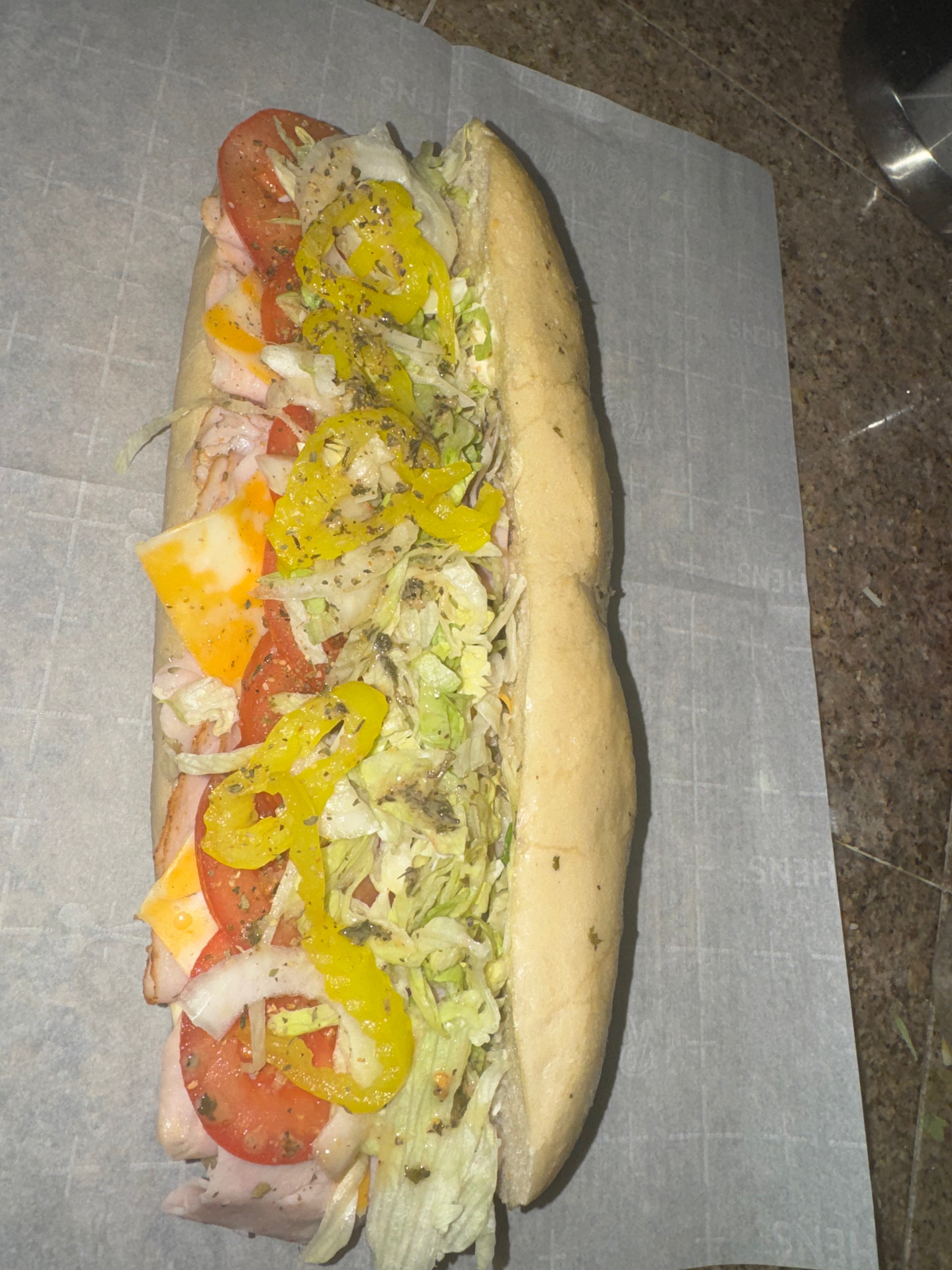 Chicago Style Turkey Hoagie