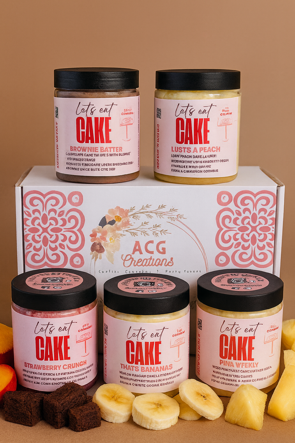 6 Count Cake Jar (The Perfect Gift)