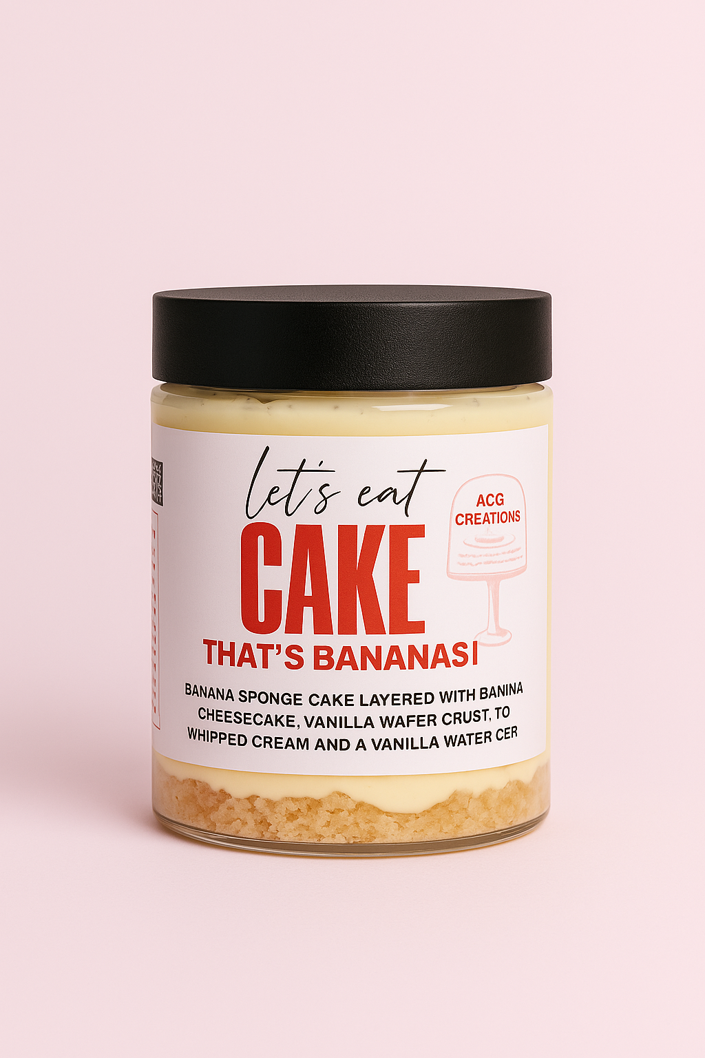 6 Count Cake Jar (The Perfect Gift)