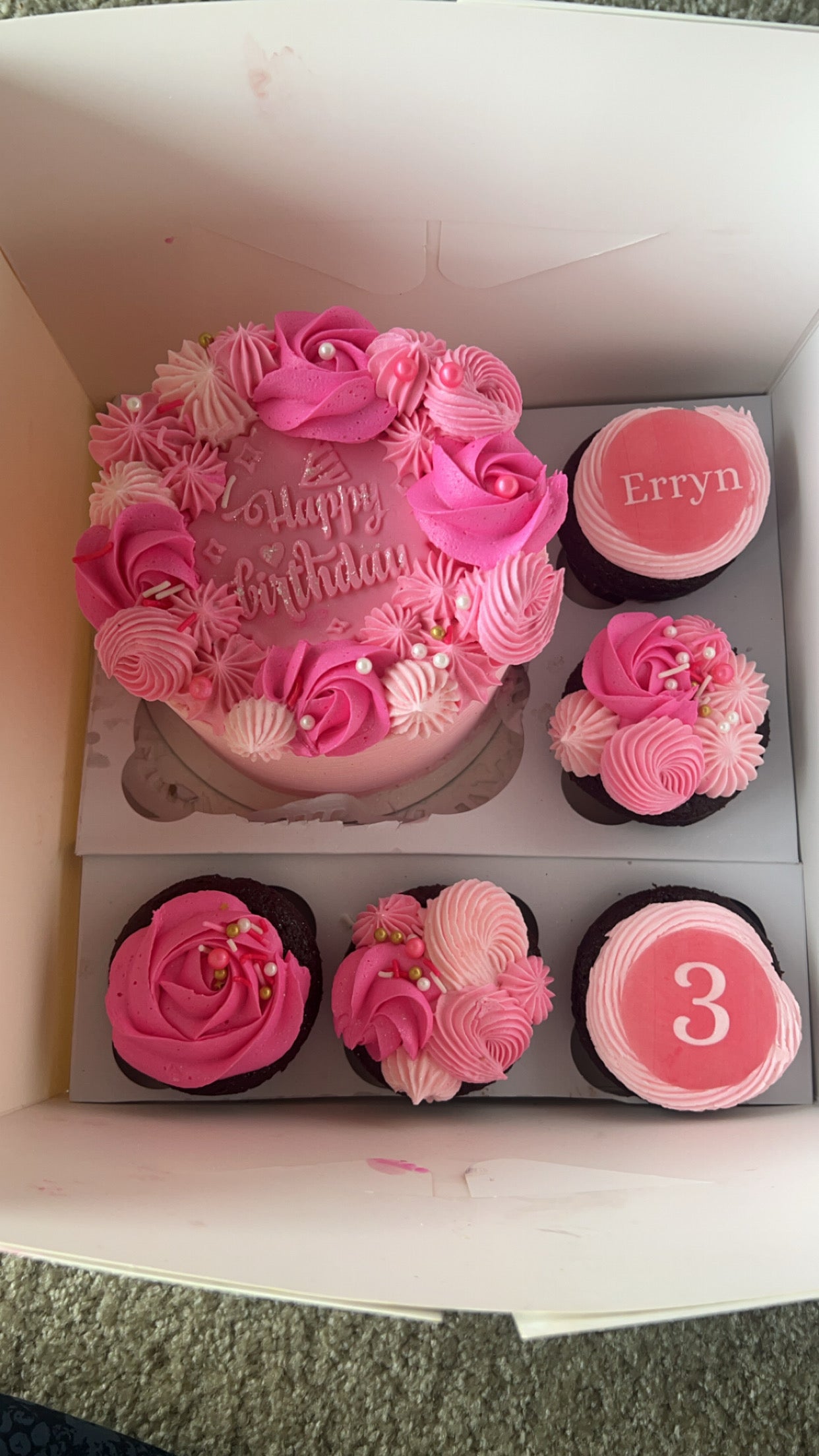 Bento box 5 cupcakes