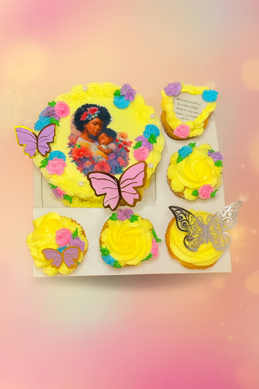 Bento box 5 cupcakes