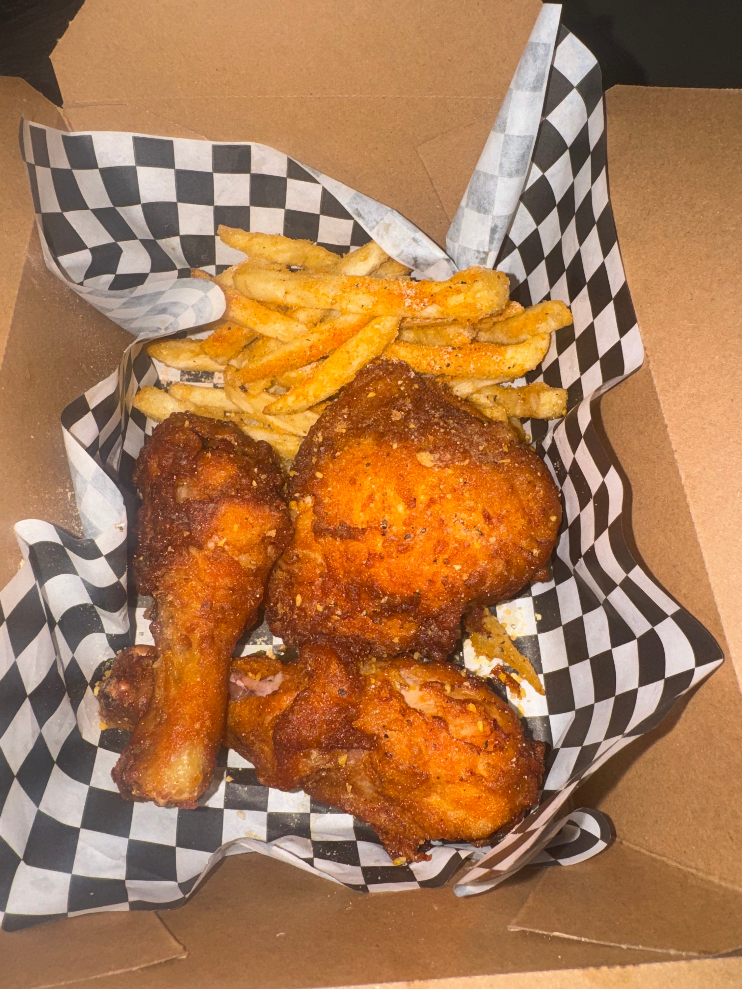 2 piece chicken and 2 sides