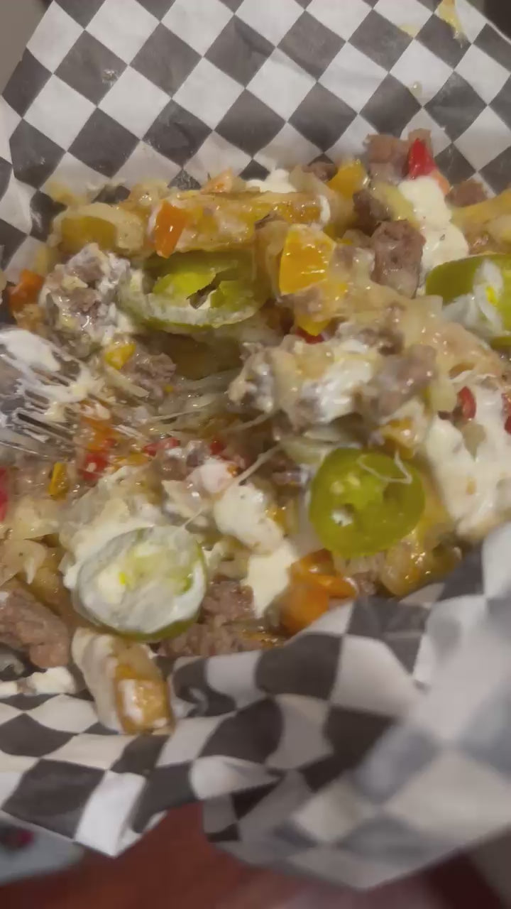 Philly Cheesesteak Loaded Fries